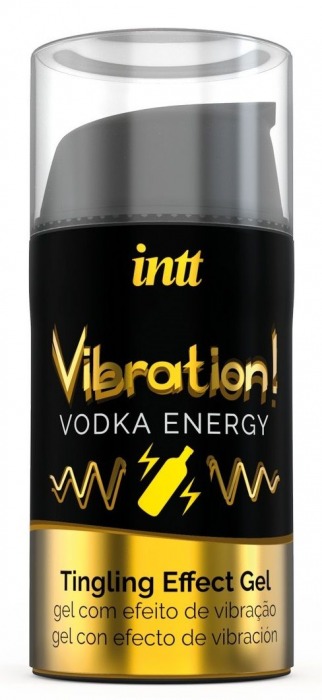 Жидкий интимный гель с эффектом вибрации Vibration! Vodka Energy - 15 мл. - INTT - купить с доставкой в Улан-Удэ