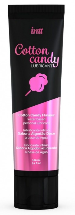 Интимный гель на водной основе Cotton Candy Lubricant - 100 мл. - INTT - купить с доставкой в Улан-Удэ