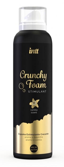 Пенка для массажа Crunchy Foam Stimulant Vanilla - 100 мл. - INTT - купить с доставкой в Улан-Удэ