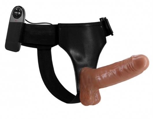 Страпон на трусиках с вибрацией Ultra Passionate Harness - 16 см. - Baile - купить с доставкой в Улан-Удэ