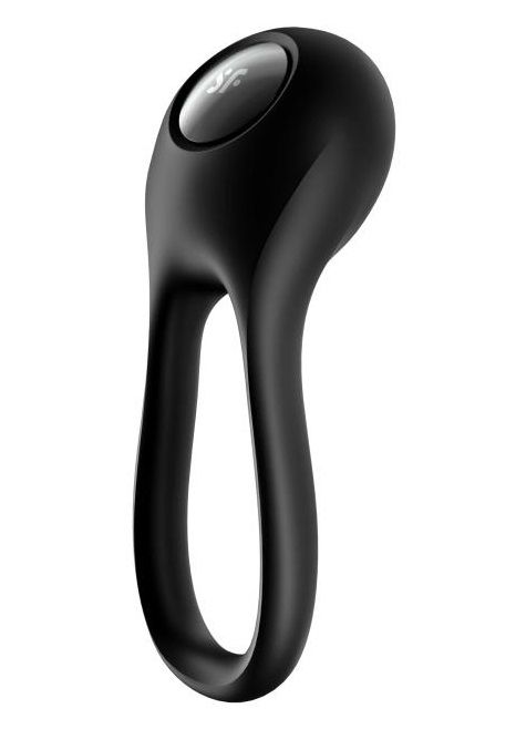 Черное эрекционное виброкольцо Majestic Duo - Satisfyer - в Улан-Удэ купить с доставкой
