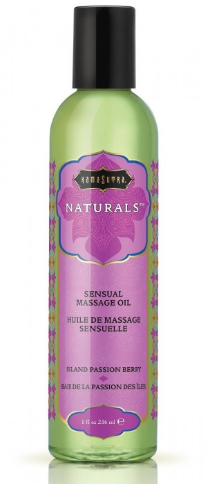 Массажное масло Naturals Island Passion Berry с ароматом тропических фруктов - 236 мл. - Kama Sutra - купить с доставкой в Улан-Удэ
