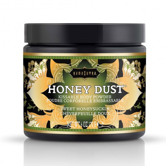 Пудра для тела Honey Dust Body Powder с ароматом жимолости - 170 гр. - Kama Sutra - купить с доставкой в Улан-Удэ