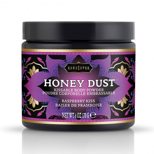 Пудра для тела Honey Dust Body Powder с ароматом малины - 170 гр. - Kama Sutra - купить с доставкой в Улан-Удэ