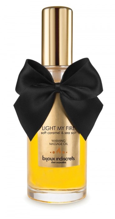 Массажное масло Light My Fire с ароматом карамели - 100 мл. - Bijoux Indiscrets - купить с доставкой в Улан-Удэ