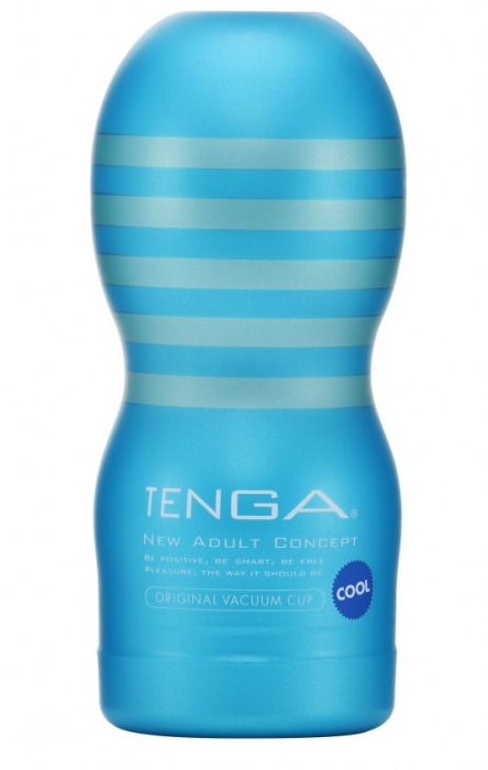 Мастурбатор с охлаждающей смазкой TENGA Original Vacuum Cup Cool - Tenga - в Улан-Удэ купить с доставкой