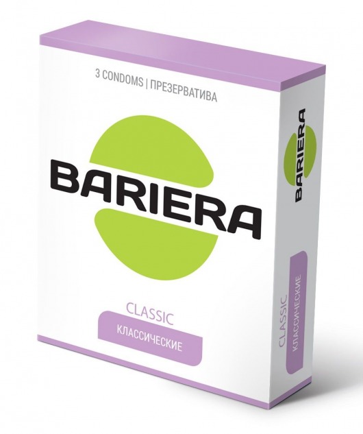Классические презервативы Bariera Classic - 3 шт. - Bariera - купить с доставкой в Улан-Удэ