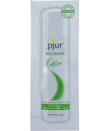 Лубрикант на водной основе pjur WOMAN Aloe - 2 мл. - Pjur - купить с доставкой в Улан-Удэ