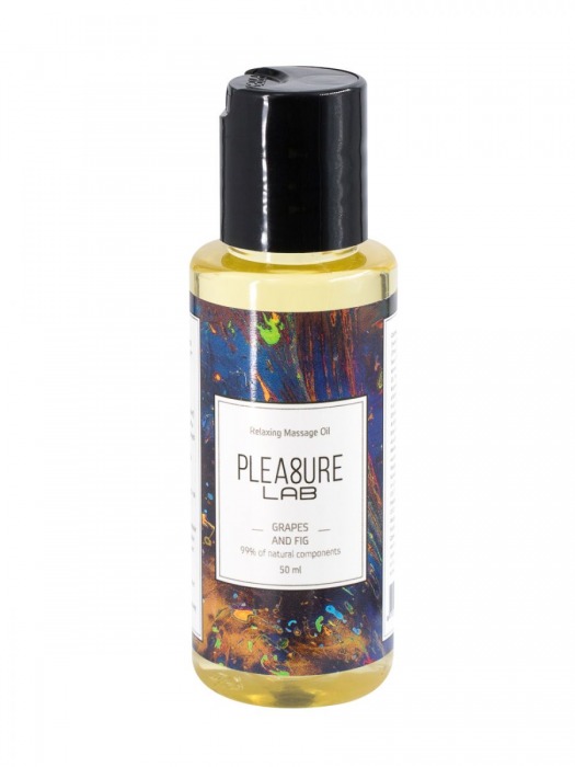 Массажное масло Pleasure Lab Relaxing с ароматом винограда и инжира - 50 мл. - Pleasure Lab - купить с доставкой в Улан-Удэ