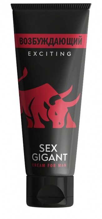 Возбуждающий крем для мужчин Sex Gigant - 80 мл. - Миагра - купить с доставкой в Улан-Удэ