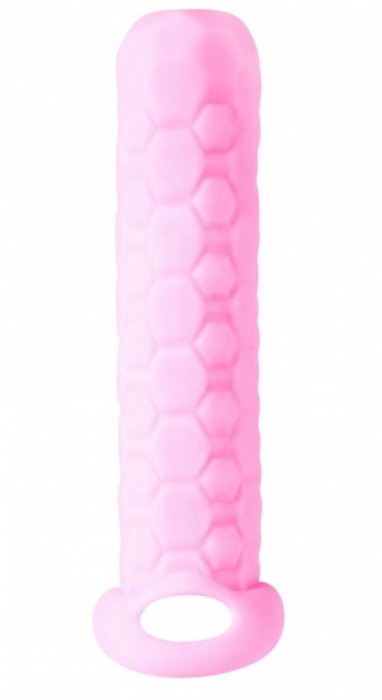 Розовый фаллоудлинитель Homme Long - 13,5 см. - Lola Games - в Улан-Удэ купить с доставкой
