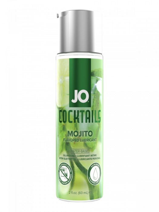 Вкусовой лубрикант на водной основе JO Cocktails Mojito - 60 мл. - System JO - купить с доставкой в Улан-Удэ