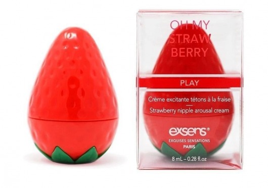 Крем для стимуляции сосков Oh My Strawberry - 8 мл. - Exsens - купить с доставкой в Улан-Удэ