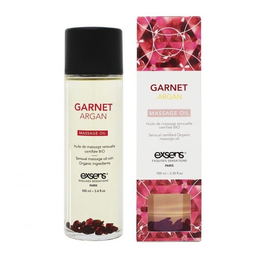 Органическое массажное масло GARNET ARGAN - 100 мл. - Exsens - купить с доставкой в Улан-Удэ