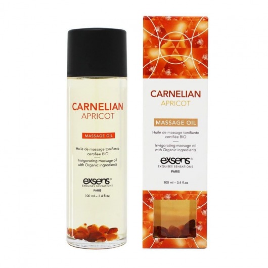 Органическое массажное масло CARNELIAN APRICOT - 100 мл. - Exsens - купить с доставкой в Улан-Удэ