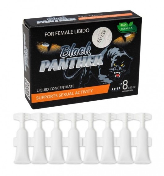 Пищевой концентрат для женщин BLACK PANTER - 8 монодоз (по 1,5 мл.) - Sitabella - купить с доставкой в Улан-Удэ