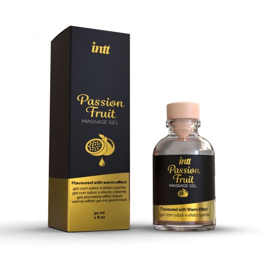 Массажный гель с ароматом маракуйи Passion Fruit - 30 мл. - INTT - купить с доставкой в Улан-Удэ