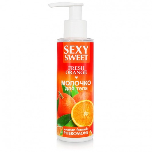 Молочко для тела с феромонами и ароматом апельсина Sexy Sweet Fresh Orange - 150 гр. -  - Магазин феромонов в Улан-Удэ
