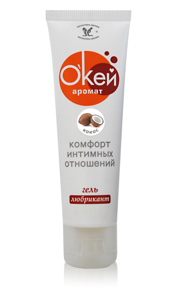 Гель-лубрикант  Окей  с ароматом кокоса - 50 гр. - Биоритм - купить с доставкой в Улан-Удэ