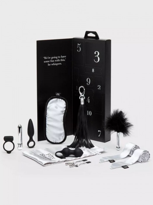 Эротический набор Pleasure Overload 10 Days of Play Gift Set - Fifty Shades of Grey - купить с доставкой в Улан-Удэ