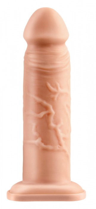 Телесный реалистичный фаллоимитатор с полостью Silicone Hollow Extension - 20 см. - Pipedream - купить с доставкой в Улан-Удэ