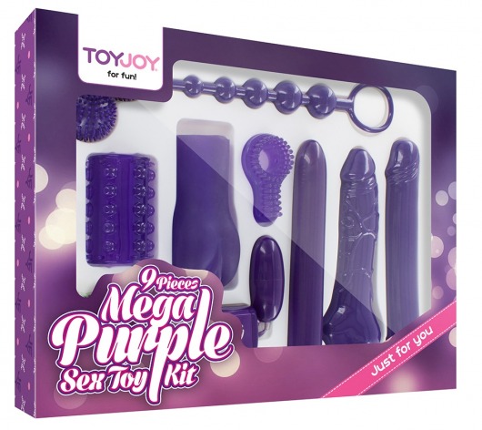 Эротический набор Toy Joy Mega Purple - Toy Joy - купить с доставкой в Улан-Удэ