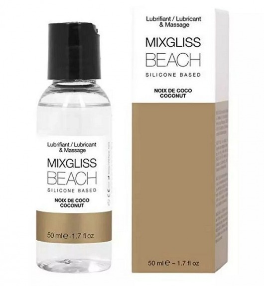 Смазка на силиконовой основе Mixgliss Beach - 50 мл. - Mixgliss - купить с доставкой в Улан-Удэ