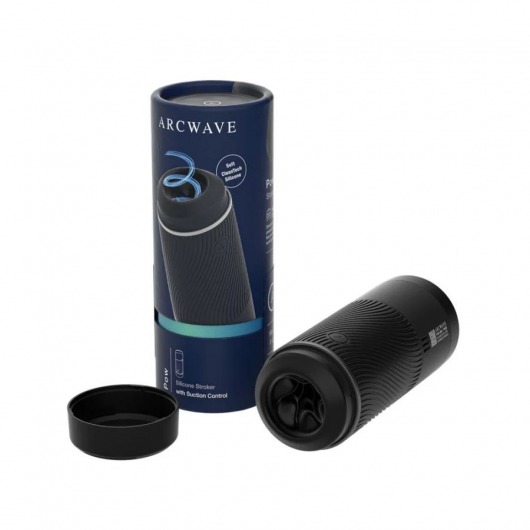 Черный мастурбатор с контролем всасывания Arcwave Pow Stroker - Arcwave - в Улан-Удэ купить с доставкой