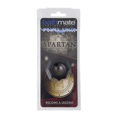 Чёрное эрекционное кольцо Spartan - Bathmate - в Улан-Удэ купить с доставкой