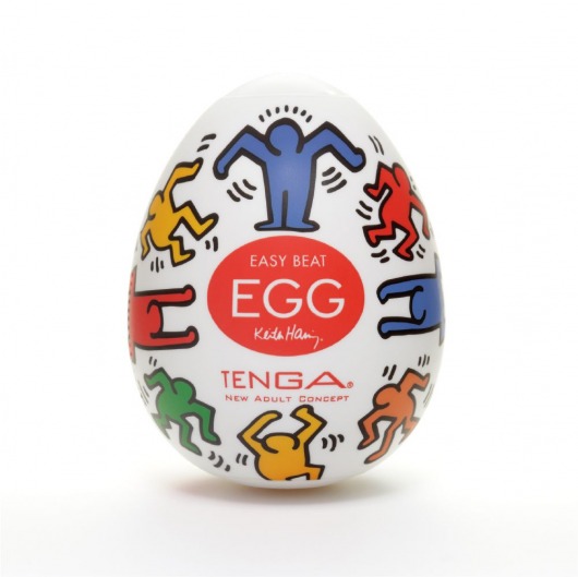 Мастурбатор-яйцо Keith Haring EGG DANCE - Tenga - в Улан-Удэ купить с доставкой