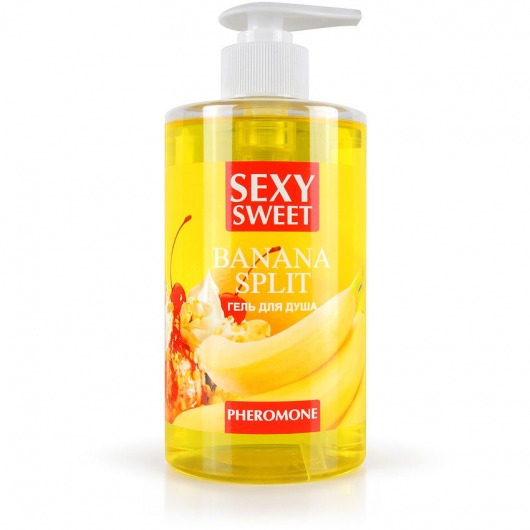 Гель для душа Sexy Sweet Banana Split с ароматом банана и феромонами - 430 мл. -  - Магазин феромонов в Улан-Удэ