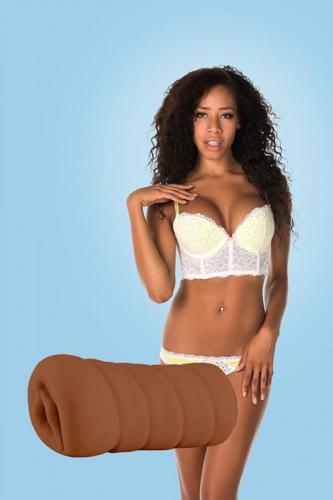 Коричневый мастурбатор-вагина BRIANNA - Dream Toys - в Улан-Удэ купить с доставкой