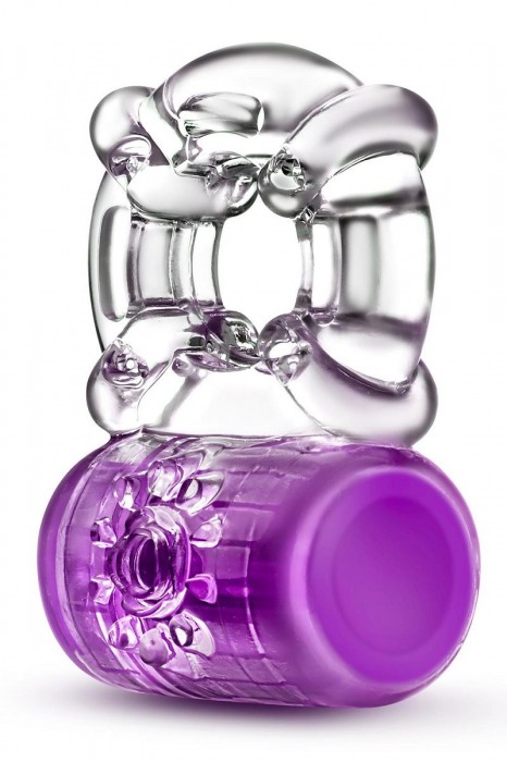 Фиолетовое эрекционное виброкольцо Pleaser Rechargeable C-Ring - Blush Novelties - в Улан-Удэ купить с доставкой