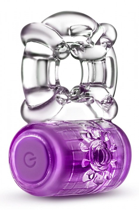 Фиолетовое эрекционное виброкольцо One Night Stand Vibrating C-Ring - Blush Novelties - в Улан-Удэ купить с доставкой