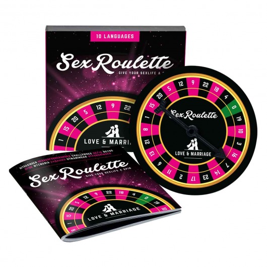 Настольная игра-рулетка Sex Roulette Love   Marriage - Tease&Please - купить с доставкой в Улан-Удэ