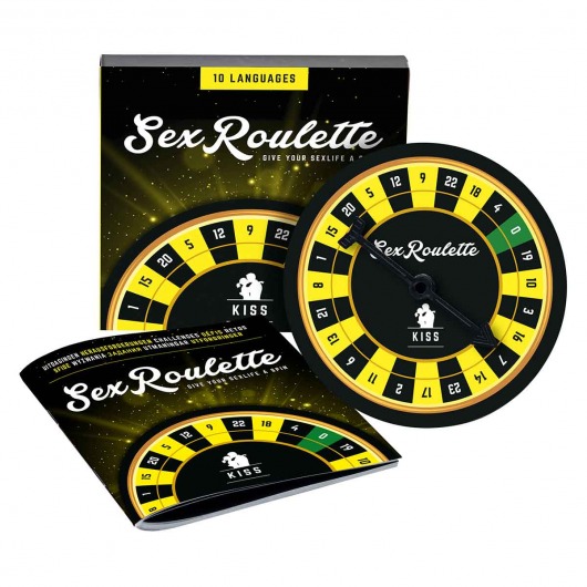 Настольная игра-рулетка Sex Roulette Kiss - Tease&Please - купить с доставкой в Улан-Удэ