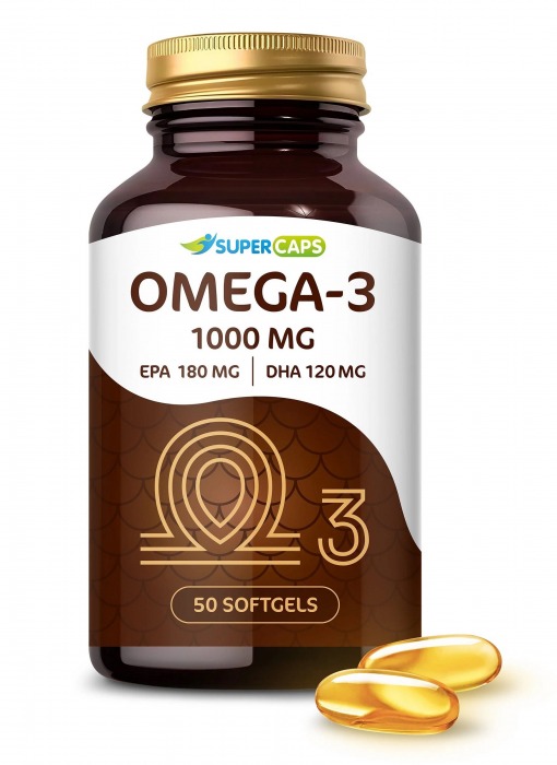 Пищевая добавка SuperCaps OMEGA-3 - 50 капсул (1000 мг) - SuperCaps - купить с доставкой в Улан-Удэ