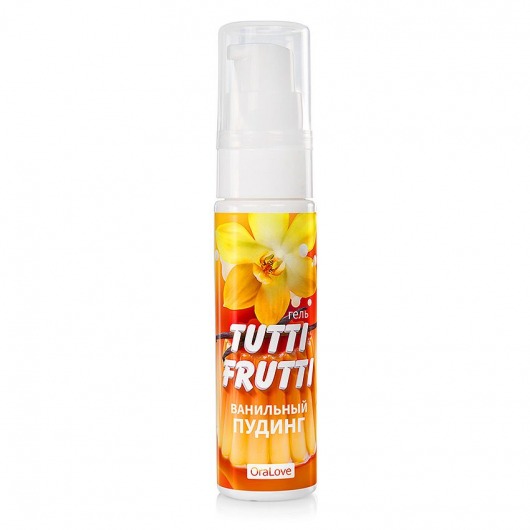 Интимный гель на водной основе Tutti-Frutti  Ванильный пудинг  - 30 гр. - Биоритм - купить с доставкой в Улан-Удэ