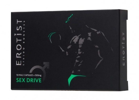 Капсулы для мужчин для повышения либидо Erotist SEX DRIVE - 10 капсул (500 мг.) - Erotist Libido Booster - купить с доставкой в Улан-Удэ
