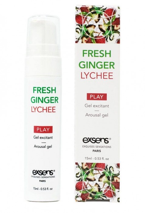 Возбуждающий гель Fresh Ginger Lychee Arousal Gel - 15 мл. - Exsens - купить с доставкой в Улан-Удэ