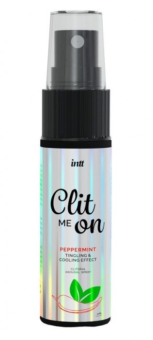 Клиторальный возбуждающий спрей Clit Me On Peppermint - 12 мл. - INTT - купить с доставкой в Улан-Удэ
