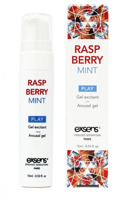 Возбуждающий гель Raspberry Mint с ароматом малины и мяты - 15 мл. - Exsens - купить с доставкой в Улан-Удэ