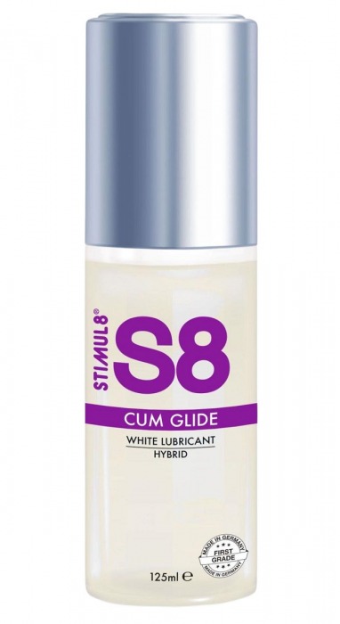 Гибридный лубрикант S8 Hybrid Cum Glide с консистенцией спермы - 125 мл. - Stimul8 - купить с доставкой в Улан-Удэ
