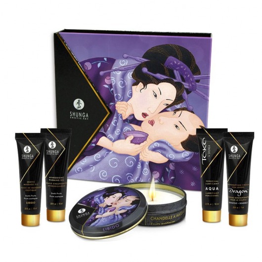 Подарочный набор Geishas secret из 5 предметов - Shunga - купить с доставкой в Улан-Удэ