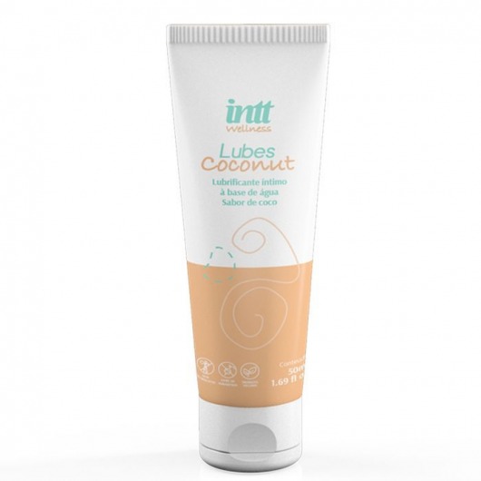 Лубрикант на водной основе Lubes Coconut с ароматом кокоса - 50 гр. - INTT - купить с доставкой в Улан-Удэ
