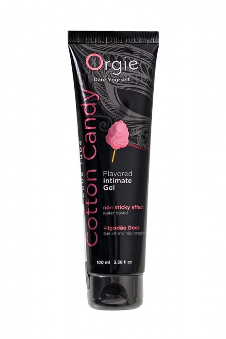 Интимный гель на водной осное Lube Tube Cotton Candy со вкусом сахарной ваты - 100 мл. - ORGIE - купить с доставкой в Улан-Удэ