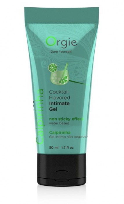 Съедобный интимный гель Orgie Lube Tube Cocktail Caipirinha - 50 мл. - ORGIE - купить с доставкой в Улан-Удэ