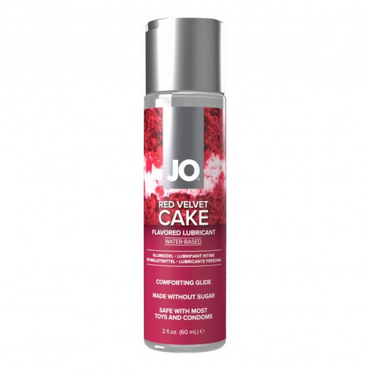 Лубрикант на водной основе JO H2O Red Velvet Cake Flavored Lubricant - 60 мл. - System JO - купить с доставкой в Улан-Удэ