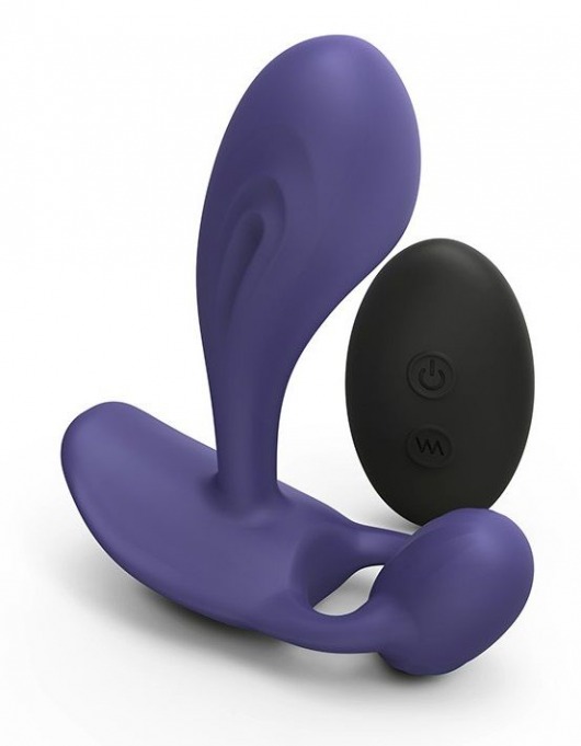 Темно-синий вибромассажер Witty P G Vibrator with Remote Control - Love to Love - в Улан-Удэ купить с доставкой