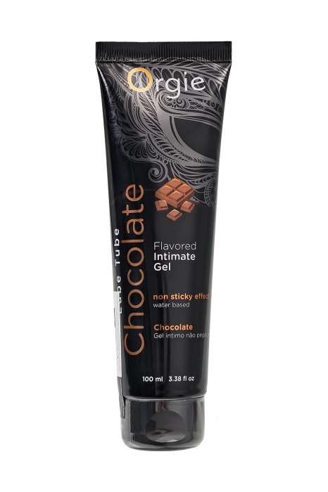 Интимный гель на водной основе Lube Tube Chocolate с шоколадным вкусом - 100 мл. - ORGIE - купить с доставкой в Улан-Удэ